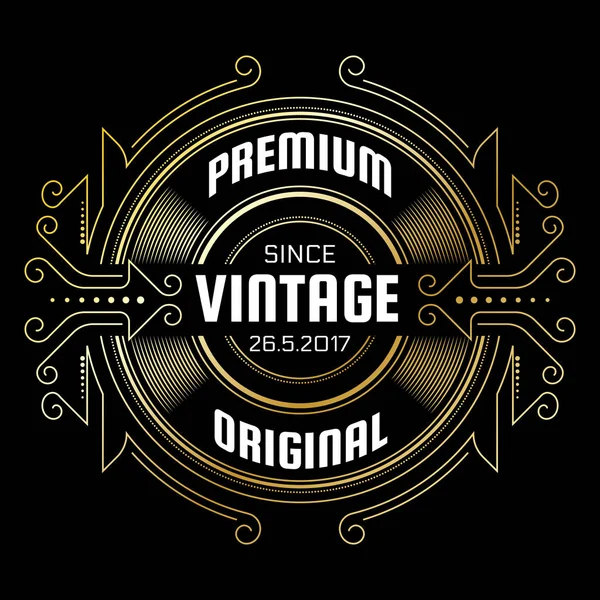 Esküvői meghívó Vintage szórólap háttér Design Templat — Stock Vector