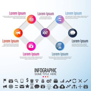 infographics tasarım şablonu
