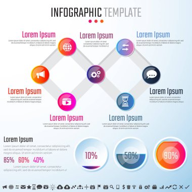 infographics tasarım şablonu