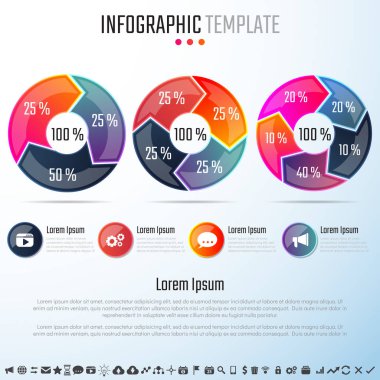 infographics tasarım şablonu