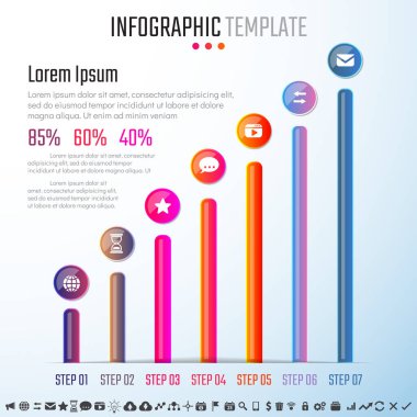 infographics tasarım şablonu