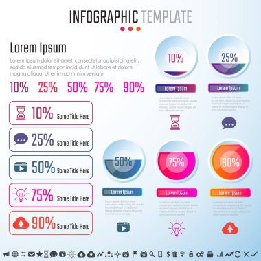 infographics tasarım şablonu