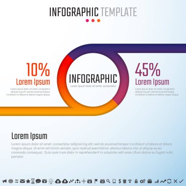 infographics tasarım şablonu