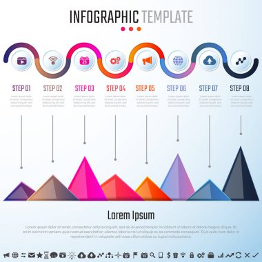 infographics tasarım şablonu