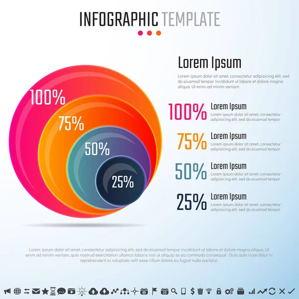 Infographics Design Template — Stock Vector