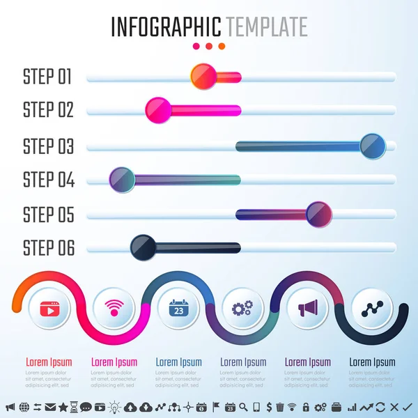 Infographics Design Template — Stock Vector