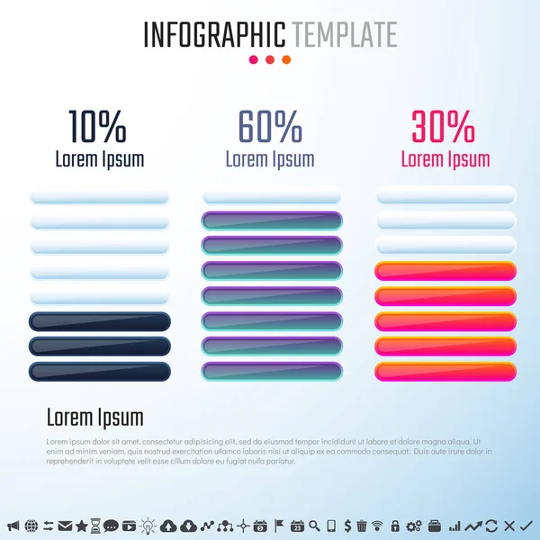 Infographics Design Template — Stock Vector