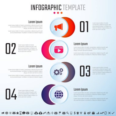 infographics tasarım şablonu