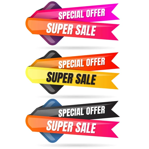 Venta banner plantilla de diseño — Vector de stock