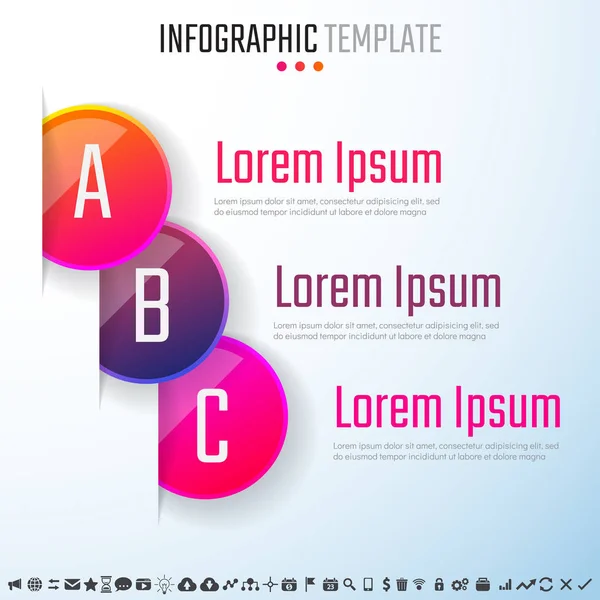 Infographics Design Template — Stock Vector