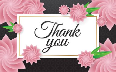 teşekkür ederim vektör arka plan