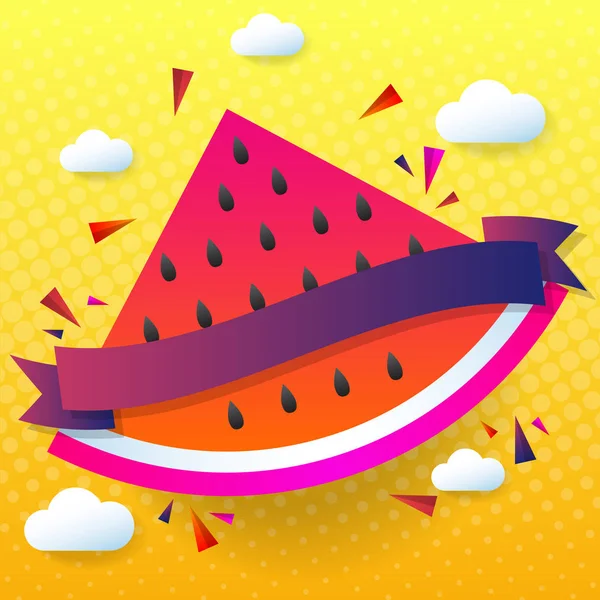 Fondo de vector de fruta — Vector de stock