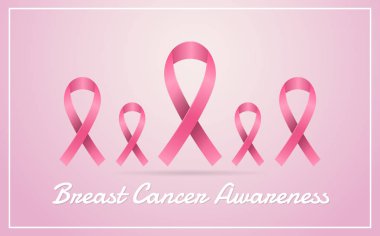 Meme Kanseri Bilinçlendirme vektör arka plan