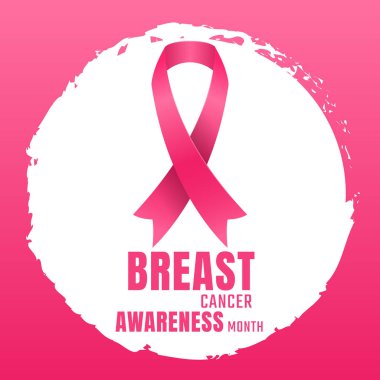 Meme Kanseri Bilinçlendirme vektör arka plan