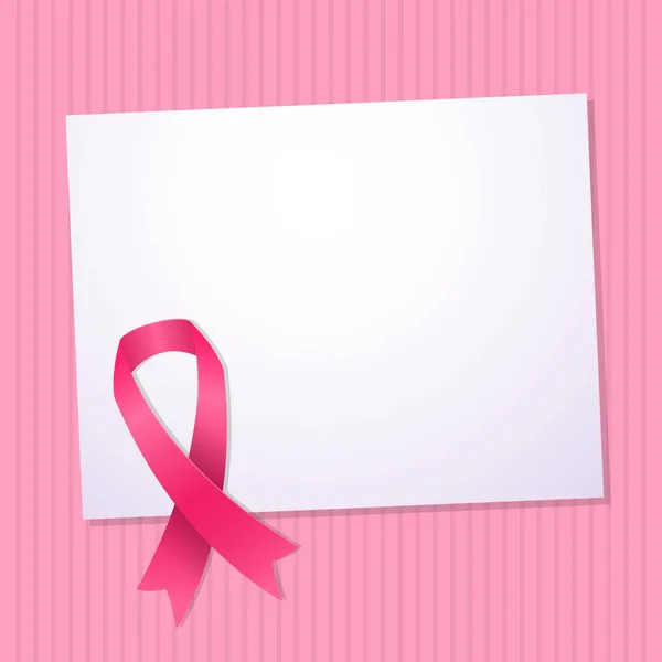 Breast Cancer awareness Vector background — Image vectorielle