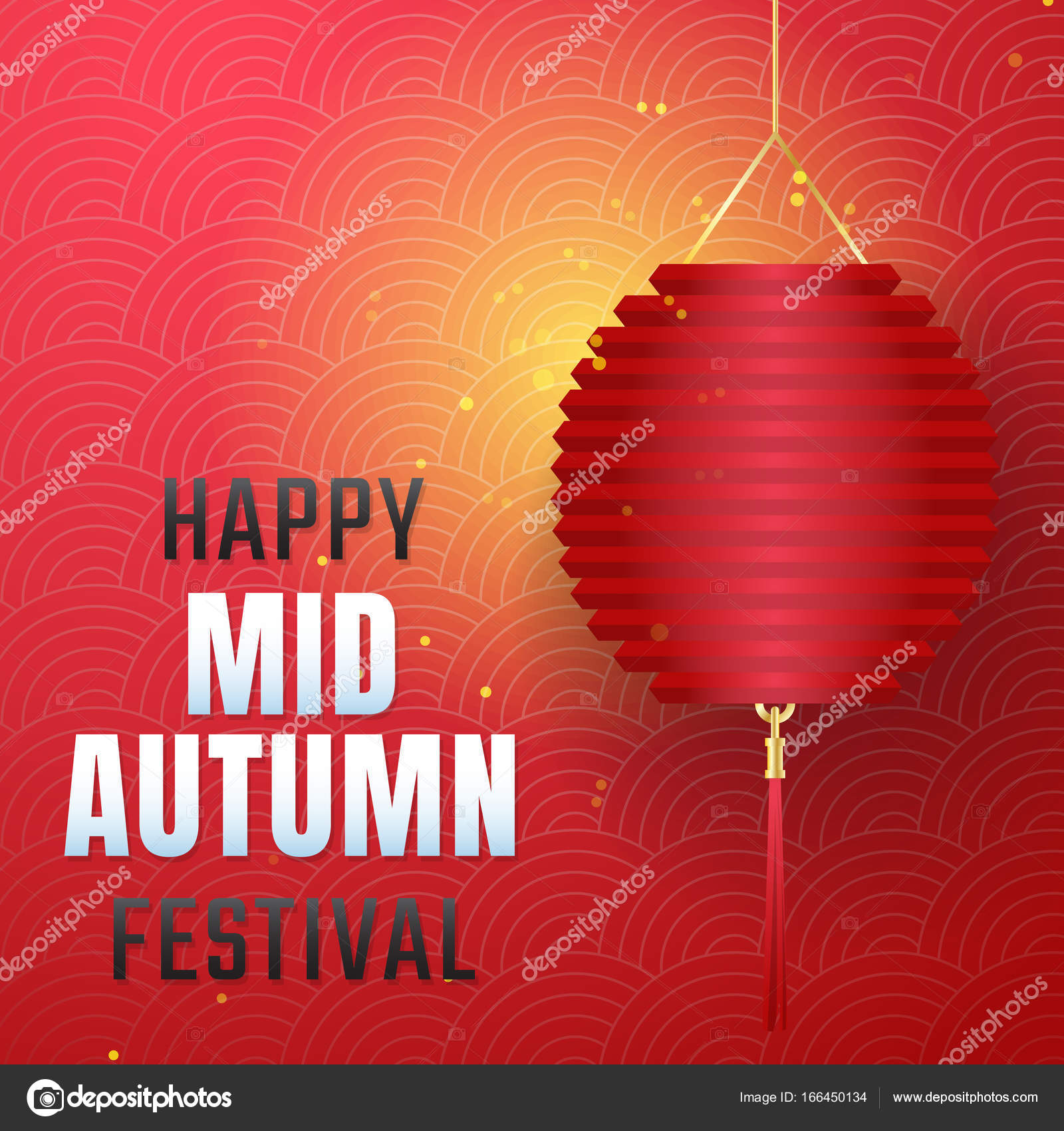 Mid Autumn Festival Vector Background Stock Vector C Toonsteb 166450134