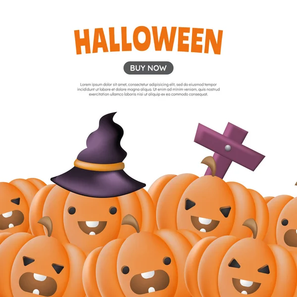 Halloween Background Vector background — Image vectorielle