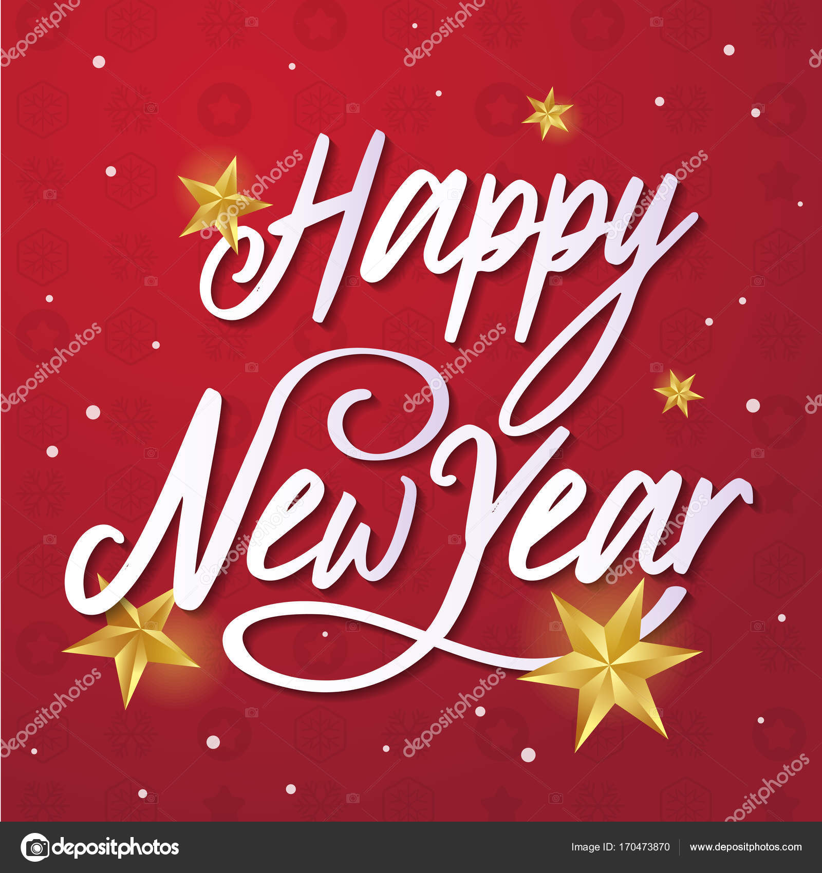 Happy New Year Background Vector background for banner poster flyer — Vector by toonsteb