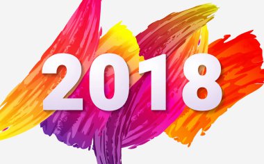 Mutlu yeni yıl arka plan vektör arka plan