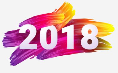 Mutlu yeni yıl arka plan vektör arka plan