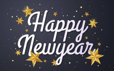 Mutlu yeni yıl arka plan vektör arka plan
