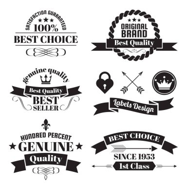 Vintage Retro vektör Logo afiş için