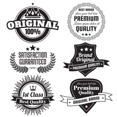 Vintage Retro vektör Logo afiş için