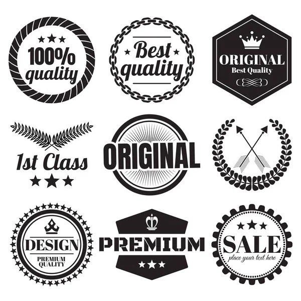 Vintage Retro Vector Logo para banner — Vetor de Stock