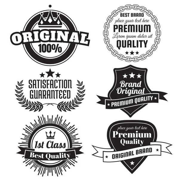 Logo vectoriel rétro vintage pour bannière — Image vectorielle