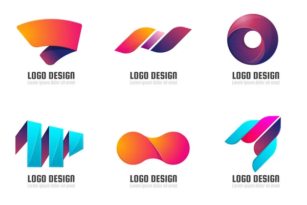 Logo vectoriel minimal moderne pour bannière — Image vectorielle