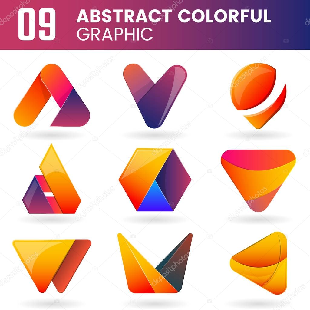 Modern Minimal Vector Logo for banner, poster, flyer