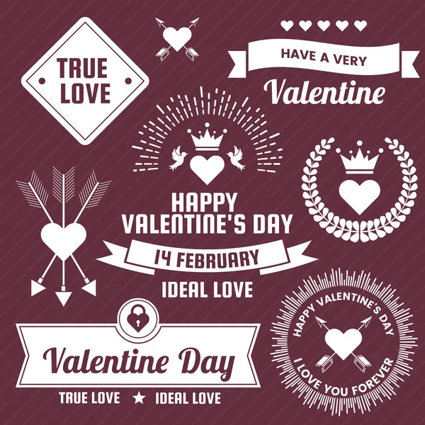 San Valentino Banner Modello Sfondo Vettoriale Banner Poster Volantino — Vettoriale Stock