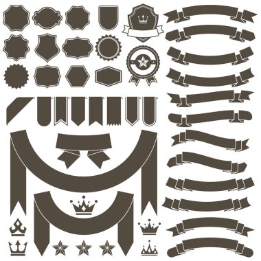 Vintage Retro vektör Logo afiş, poster, afiş için