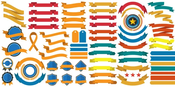 Logotipo Retro Del Vector Vendimia Para Bandera Cartel Volante — Archivo Imágenes Vectoriales