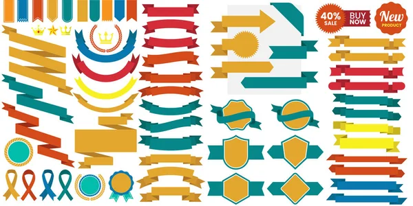ヴィンテージ レトロなベクトルのロゴのバナー ポスター チラシ — ストックベクタ