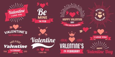 Sevgililer şablon afiş vektör arka plan afiş, poster, afiş için