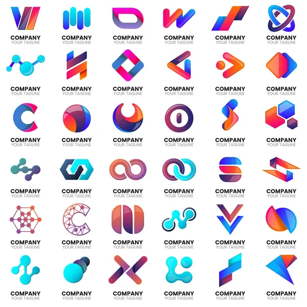 Modern en az vektör Logo afiş, poster, afiş için