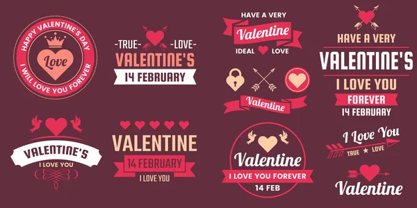 Modèle Bannière Valentine Fond Vectoriel Pour Bannière Affiche Flyer — Image vectorielle