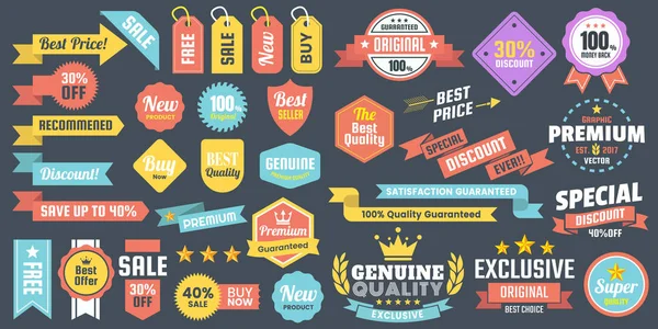 Vintage Retro vektör Logo afiş, poster, afiş için