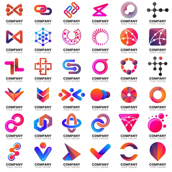 Modern en az vektör Logo afiş, poster, afiş için