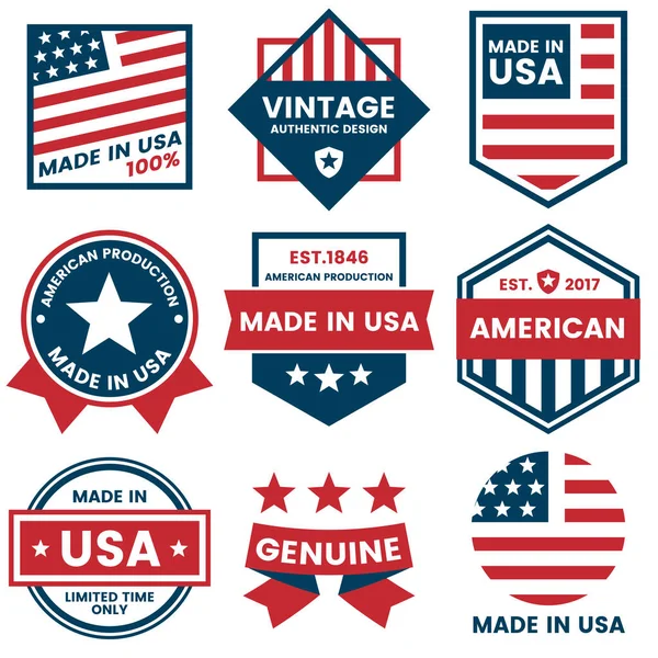 América Etiqueta Vetorial Para Banner Cartaz Panfleto — Vetor de Stock