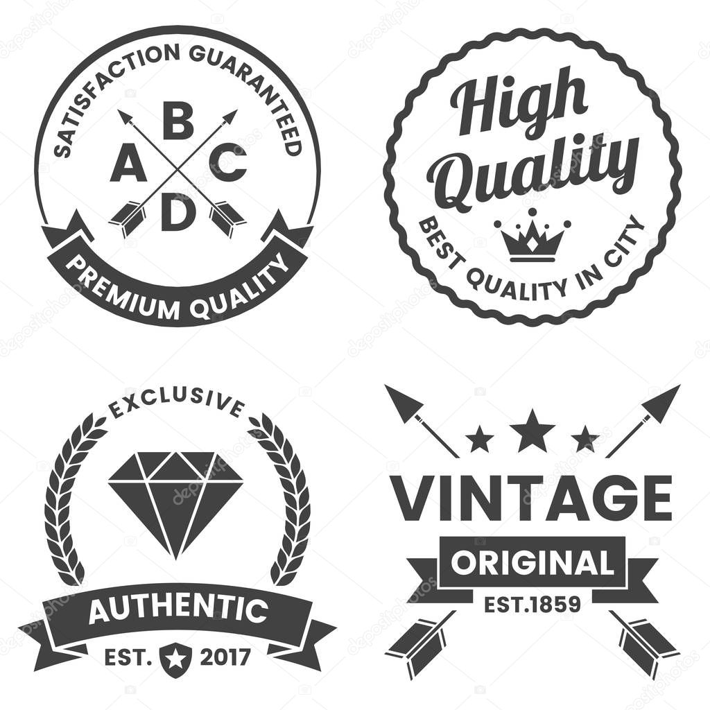 Vintage Retro Vector Logo for banner, poster, flyer