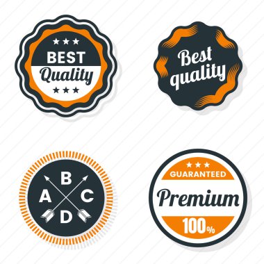 Vintage Retro vektör Logo afiş, poster, afiş için