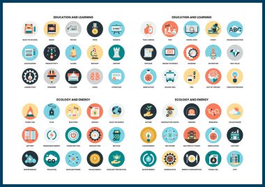 İş simgeleri iş için ayarlandı