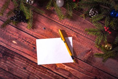 Mektubu Noel Baba yeni yıl için