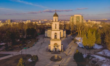 Chisinau, Moldova, 2019. Katedral Ortodoks Kilisesi