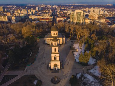 Chisinau, Moldova, 2019. Katedral Ortodoks Kilisesi