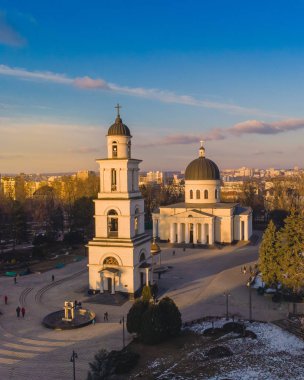 Chisinau, Moldova, 2019. Katedral Ortodoks Kilisesi
