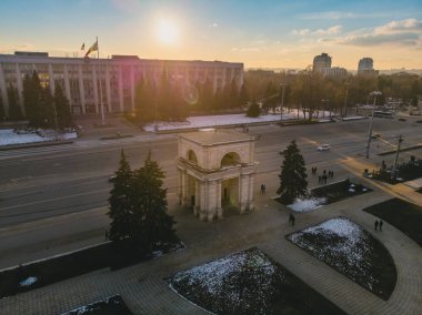 Chisinau, Moldova, 2019. Katedral Ortodoks Kilisesi