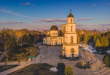 Chisinau, Moldova, 2019. Katedral Ortodoks Kilisesi
